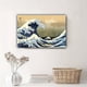 thumbnail image 2 of 1pc Frameless The Great Wave Of Kanagawa Ukiyoe Art Vintage Wall Canvas Print, Famous Painting Living Room Decoration Picture, No Frame, 2 of 2
