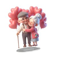 Bothyi - Adorno De Mesa Para El Día De San Valentín, Centro De Mesa, Letrero Plano 2D Ligero