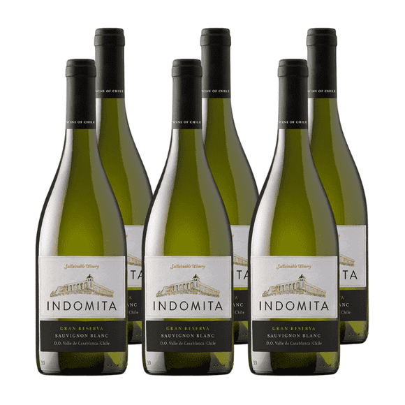 Vino Indómita Gran Reserva Sauvignon Blanc 12,5° 750cc x6