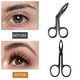 thumbnail image 4 of Pinzas para cejas con forma de tijera, de acero inoxidable, con mango de tijera, para depilar cejas., 4 of 5