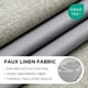 thumbnail image 2 of Cortinas opacas Joydeco Burg de 240 cm, 2 paneles, 100% negras, 2 of 9