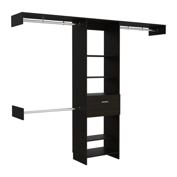 Walking Closet 1 Cajon 210,6 x 250 x 41,5 Cm Negro
