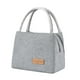 thumbnail image 2 of Bolsa De Almuerzo Aislada Bolsa Térmica Aislada Portátil Para El Trabajo Playa Escuela Gris, 2 of 3