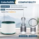 thumbnail image 2 of Paquete de 2 filtros de repuesto Colorfullife para purificadores de aire Dyson, 2 of 7