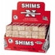 thumbnail image 2 of Cuñas de madera Shim Nelson Wood, paquete de 12 unidades, 1.5 x 8 pulgadas, 2 of 3