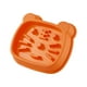 thumbnail image 1 of Comedero Lento Para Perros Con Base De Succión, Cuenco Para Comida Para Perros, Cachorros Y Gatos, Color Naranja, 1 of 5