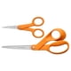 thumbnail image 1 of Set de tijeras Fiskars con mango naranja de 8" y 5", 1 of 7