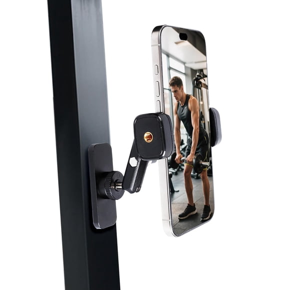 Soporte magnético para celular Leenconghui para gimnasio, 360° para teléfonos de 4,7 a 7''