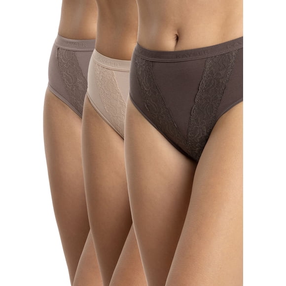 Pack 3 Calzones Maxi Algodón Mujer Kayser P310.80N-MOR