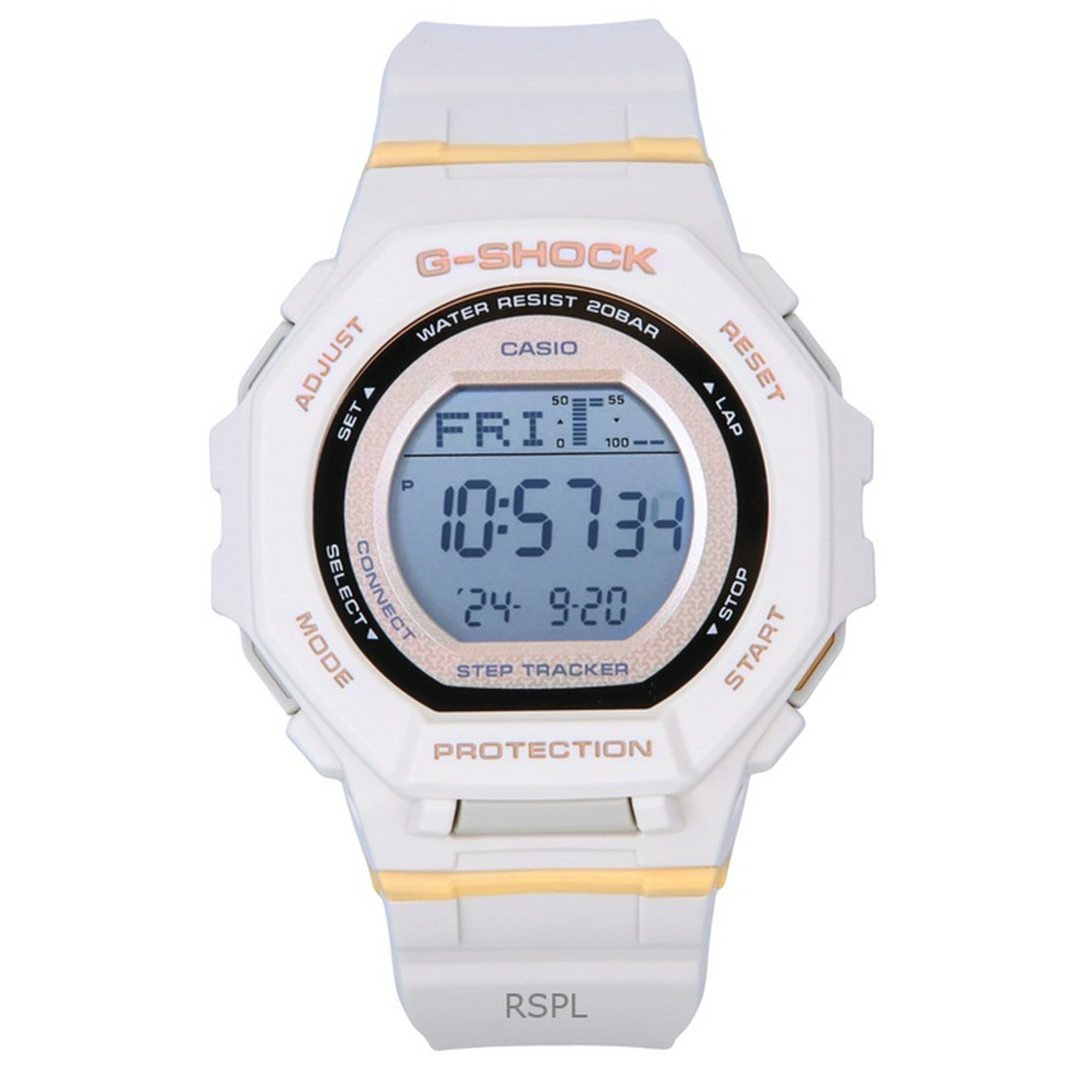 Casio - Reloj G-shock G-squad Digital Smartphone Link Resina De Base Biológica Rosa Pálido Cuarzo Gmd-b300-4 200m Para Mujer