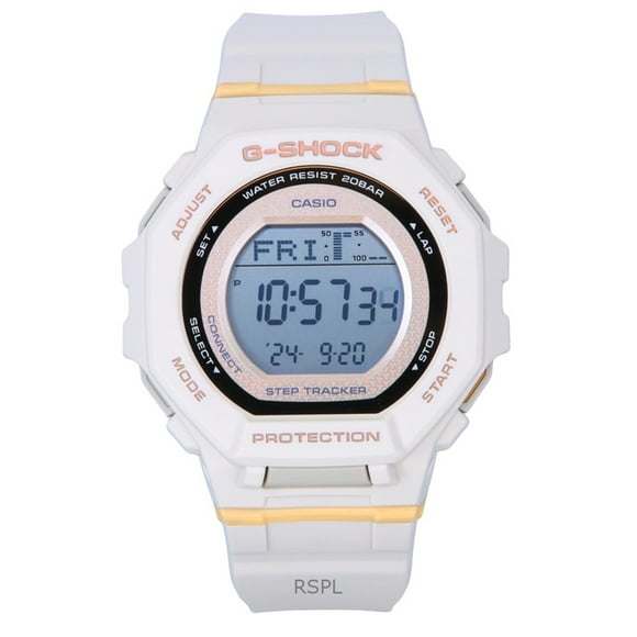 Reloj G-shock G-squad Digital Smartphone Link Resina De Base Biológica Rosa Pálido Cuarzo Gmd-b300-4 200m Para Mujer 