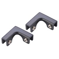 Ioensy - Protectores De Esquina Con Clip Para Conector De Vidrio, 2 Piezas, Para Fijación De Vitrina De Vidrio De 8 A 10Mm