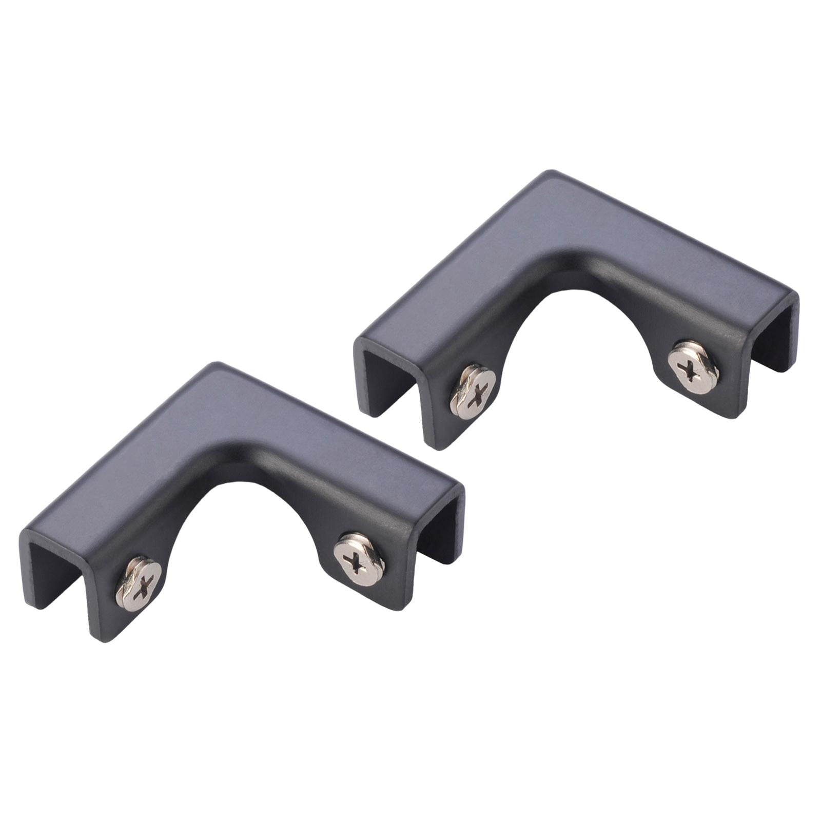 Ioensy - Protectores De Esquina Con Clip Para Conector De Vidrio, 2 Piezas, Para Fijación De Vitrina De Vidrio De 8 A 10mm