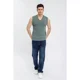 thumbnail image 2 of Sweater Hombre Sin Manga Cuello V Excelente Calidad 7196, 2 of 4