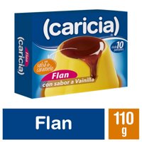 Flan Vainilla Con Caramelo 110 G Caricia