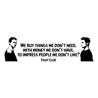 Rienda Libre Graphics - Decomural Fight Club Movie Ws-34158