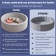 thumbnail image 5 of Piscina de Pelotas de Espuma SIUUHOVS 90 cm x 30 cm Gris Claro, 5 of 5