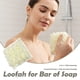 thumbnail image 3 of 1 PCS Loofah for Bar of Soap, 2-in-1 Loofah Soap Holder, Bath Sponge with Drawstring and Soaps Pocket, Gentle Exfoliating Cleanser for Smooth Skin, 3 of 3