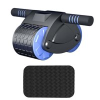 Magideal - Rueda De Rodillo Ab, Ruedas Dobles, Entrenamiento De Fuerza Del Núcleo Abdominal, Culturismo, Entrenador Abdominal, Equipo Profesional De Entrenamient Azul