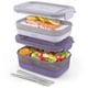 thumbnail image 1 of Lonchera Bento Box para almacenamiento de alimentos Ello Wisteria, paquete de 2, 1 of 6