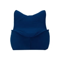 Bodevir - Pouf Potter 1C Felpa Azul Marino