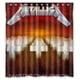 thumbnail image 1 of Cortina de ducha Metallica, juego de cortinas de baño con ganchos, tamaño 66 x 72 pulgadas, 1 of 3