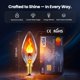 thumbnail image 2 of Bombillas Vicstone E12 LED con Efecto Llama Parpadeante Paquete de 6, 2 of 7