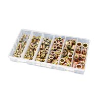 Ioensy - Juego Surtido De Tuercas Remachables De 150X, Varios Tamaños, Sujetadores Metálicos, Surtido De Tuercas De Inserción