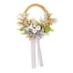 thumbnail image 1 of Corona Artificial Con Calabazas Blancas, Corona Floral Para Patio Interior De Vacaciones., 1 of 5
