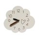 thumbnail image 3 of Reloj De Pared De Nube, Reloj De Pared Creativo Silencioso Para Habitación De Ni?os, Guardería Interior Con Patrón De Corazón, 3 of 5