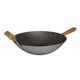 thumbnail image 1 of Wok IMUSA de acero al carbono de 35,56 cm con asas de madera, 1 of 7