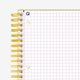 thumbnail image 2 of Cuaderno Hamelin Cuadriculado 21x28 cm 150 págs Amarillo, 2 of 9
