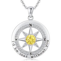 Collar Heshpaws Compass Plata