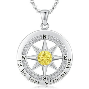 Collar Heshpaws Compass Plata