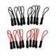 thumbnail image 3 of Tiradores De Cremallera De 40 Uds. Deslizador De Tirador De Cordón De Cremallera De Repuesto Para Mochila De Chaqueta, 3 of 5