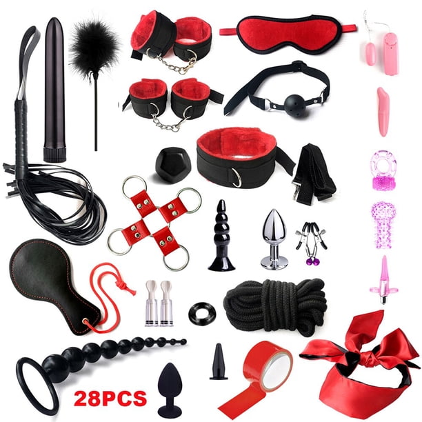 Sex Games Whip Gag Nipple Clamps Sex Toys For Couples Exotic Accessories Sexy Leather BDSM Kits Plush Sex Bondage Set Handcuffs