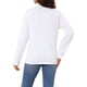 thumbnail image 3 of INSPIRE CHIC Camisetas de maternidad para mujeres Cuello redondo sólido Raglán Manga larga Suave Top de embarazo Ropa casual para mamá 2XL Blanco, 3 of 6
