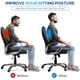 thumbnail image 5 of Cojín de asiento de silla de ruedas de gel Helishy Cooling Blue, 5 of 7