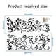 thumbnail image 4 of Black Butterfly Wall Stickers, Removable Wall Stickers For Living Room, Bedroom, TV Background Wall Decals, 4 of 4