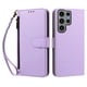 thumbnail image 1 of Funda Tipo Billetera para samsung galaxy S23 Ultra con Soporte y Bolsillo con Cierre Morado, 1 of 1