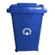 thumbnail image 1 of Basurero frankfurt 50lt c/tapa azul lorenzini, 1 of 3