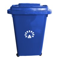 Basurero Frankfurt 50Lt C/Tapa Azul Lorenzini