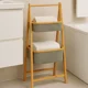 thumbnail image 2 of Organizador de Tela Plegable | Estante de 2 Niveles para Baño y Hogar Gris, 2 of 6
