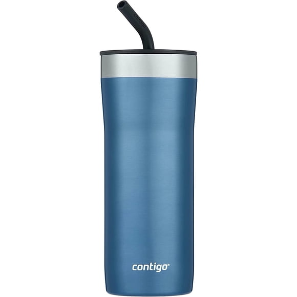 Vaso Contigo 680 ml Azul Maíz con Tapa y Sorbete