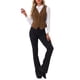 thumbnail image 2 of INSPIRE CHIC Chaleco de Traje de Terciopelo para Mujer Retro Sin Mangas Steampunk Blazer Elegante Chaleco S Marrón Oscuro, 2 of 6