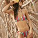 thumbnail image 3 of Bikini Triangulo Rayado Brillante Chamela, 3 of 9