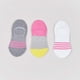 thumbnail image 3 of Calcetines Mujer Invisibles Deportivos Rayas Corona, 3 of 4