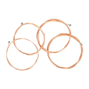 Magideal - 4 Uds Cuerdas Para Bajo Acústico Cuerdas Para Bajo Acústico Para Artistas Principiantes, Herida De Cobre, Accesorios Para Bajo Eléctrico Bajo Acústico