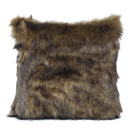 Máxima Design - Cojín Sensaciones Café-Negro Piel Sintética 45X45 Cm