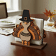 thumbnail image 1 of Figura decorativa -Porta servilletas en forma de pavo real, 1 of 3